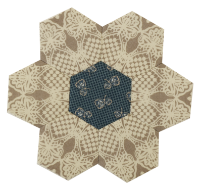 Forget Me Not Centre Hexagon