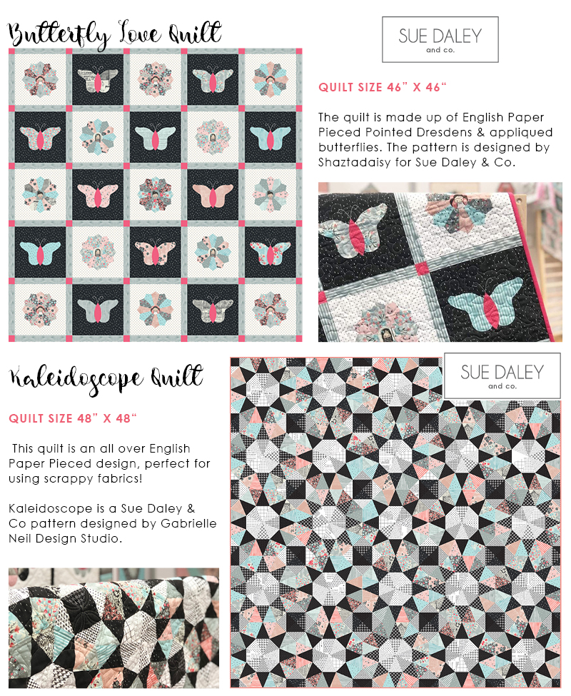 Butterfly Love & Kaleidoscope Quilts